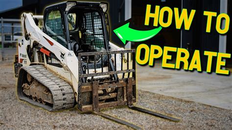 can anyone drive a skid steer|bobcat skid steer operation videos.